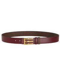 Etro - Reversible Arnica And Leather Belt - Lyst