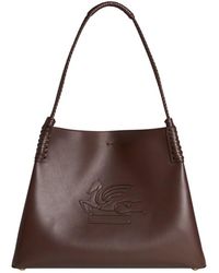 Etro - Shoppingtasche Libra Mittelgross Aus Leder, Damen - Lyst