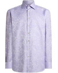 Etro - Paisley Cotton Jacquard Shirt - Lyst