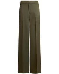 Etro - Wool-Blend Palazzo Trousers - Lyst