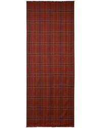 Etro - Double-Sided Wool And Silk Scarf With Check And Paisley Motifs - Lyst