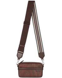 Etro - Mini Camera Case With Shoulder Strap And Arnica Motif - Lyst