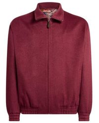 Etro - Cashmere Jacket With Stand-Up Collar - Lyst
