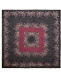 Etro - Floral Paisley Cashmere Shawl - Lyst