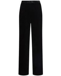Etro - Velvet Palazzo Trousers - Lyst
