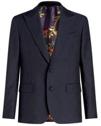 Etro - Veste En Jacquard De Laine Et Coton, Homme, Taille - Lyst