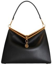 Etro - Large Leather Vela Bag - Lyst