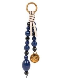 Etro - Charm With Marbles And Pegaso Medallion - Lyst