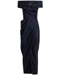 Etro - Silk-Blend Jacquard Evening Dress - Lyst