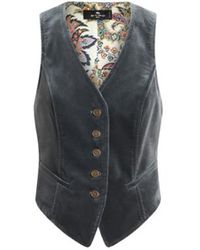 Etro - Velvet Waistcoat - Lyst