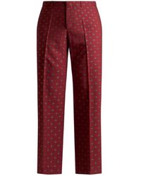 Etro - Hose Aus Einer Wollmischung Im Jacquardmuster Mit Krawattenmuster Aus Dem Archiv, Herren, Größe - Lyst