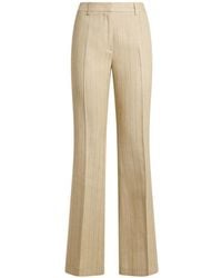 Etro - Striped Bootcut Trousers - Lyst