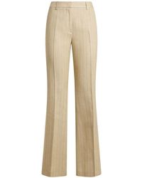 Etro - Striped Bootcut Trousers - Lyst
