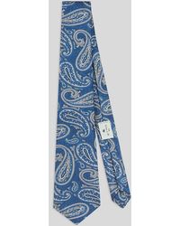 Etro - Silk Jacquard Tie With Paisley Motif - Lyst