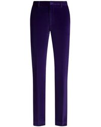 Etro - Stretch Velvet Trousers - Lyst