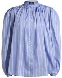 Etro - Striped Voile Shirt - Lyst