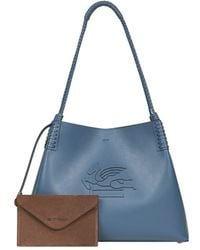 Etro - Shoppingtasche Libra Mittelgross Aus Leder, Damen - Lyst