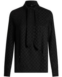 Etro - Camicia A Foulard Jacquard, Donna, Taglia - Lyst