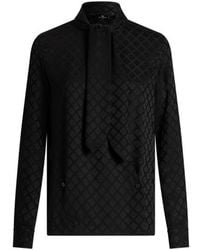 Etro - Camicia A Foulard Jacquard, Donna, Taglia - Lyst