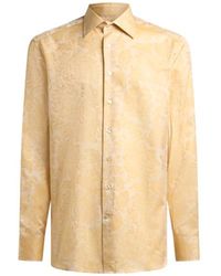 Etro - Cotton Jacquard Shirt - Lyst