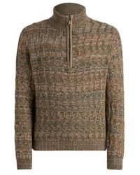 Etro - Cable-Knit Cashmere Sweater With Zip - Lyst