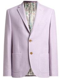 Etro - Cotton Jersey Blazer - Lyst