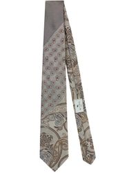 Etro - Patchwork-Krawatte Aus Seide, Herren - Lyst