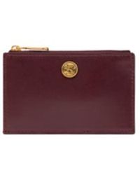 Etro - Leather Card Holder With Pegaso Button - Lyst
