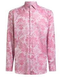 Etro - Cotton Jacquard Shirt - Lyst