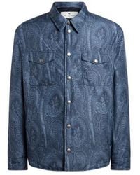Etro - Paisley Overshirt - Lyst