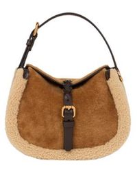 Etro - Small Shearling Pony Bag - Lyst