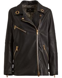 Etro Leather Jacket - Black