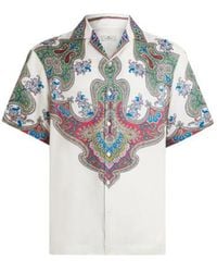 Etro - Camicia Bowling - Lyst