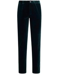 Etro - Stretch Velvet Trousers - Lyst