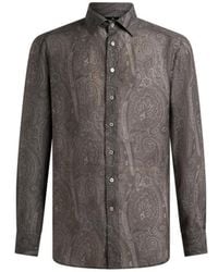 Etro - Silk Paisley Shirt - Lyst