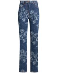 Etro - Jeans Im Regular Fit Mit Jacquardmuster, Damen, Größe - Lyst