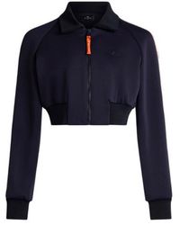 Etro - Cropped Sweatshirt With Contrasting Bands - Lyst