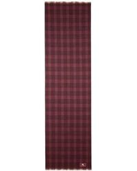 Etro - Wool And Cashmere Scarf With Check Motif - Lyst