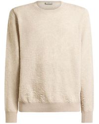 Etro - Cotton Sweater With Floral Paisley Motif - Lyst