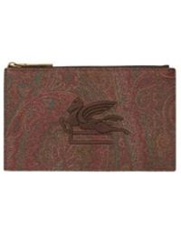 Etro - Small Arnica Pouch With Pegaso Detail - Lyst