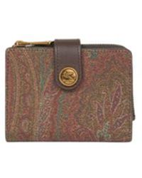 Etro - Arnica Wallet With Pegaso Detail - Lyst