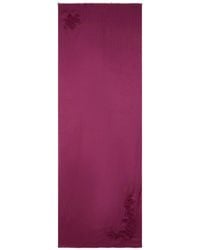 Etro - Paisley-Embroidered Scarf - Lyst