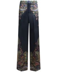 Etro - Wide-Leg Trousers - Lyst