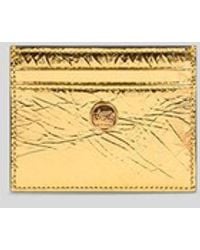 Etro - Laminated Leather Card Holder - Lyst