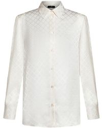 Etro - Chemise En Jacquard De Soie, Femme, Taille - Lyst