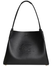 Etro - Cabas Libra En Cuir Modèle Grand, Femme - Lyst