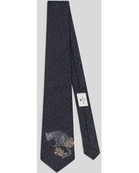 Etro - Silk Jacquard Tie With Animal Motif - Lyst