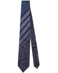 Etro - Seidenkrawatte Aus Paisley-Jacquard - Lyst