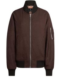 Etro - Jacquard Bomber Jacket With Arnica Motif - Lyst