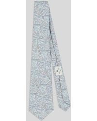 Etro - Silk Jacquard Tie With Floral Paisley Motif - Lyst